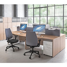 Forme Ergonomic Radial Office Desks - Office Desks
