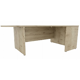 Forme D-End Ergonomic Radial Office Desks - Office Desks