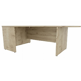 Forme D-End Ergonomic Radial Office Desks - Office Desks