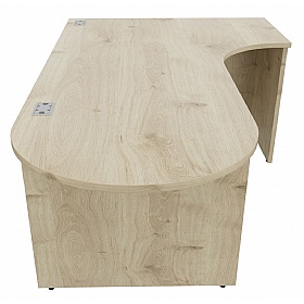 Forme D-End Ergonomic Radial Office Desks - Office Desks