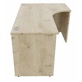 Forme Shallow Ergonomic Radial Office Desks - Office Desks