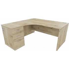 Forme Ergonomic Radial Combination Office Desks