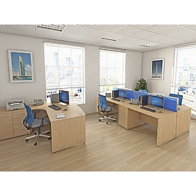 Forme Rectangular Combination Office Desks