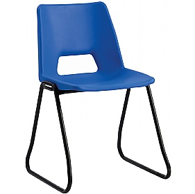 Academy Poly Skid Base Stacking School Chairs