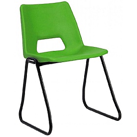 Academy Poly Skid Base Stacking School Chairs