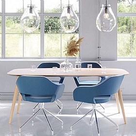 Solace Chrome Meeting and Breakout Chairs