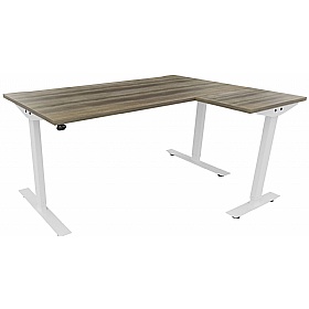 Aerial Electric Height Adjustable Corner Office Desks - Office Desks