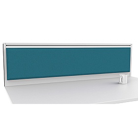 Paris Rectangular Desk Mounted Acoustic Partition Screens - Office Accessories