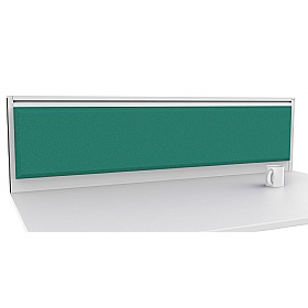 Paris Rectangular Desk Mounted Acoustic Partition Screens - Office Accessories