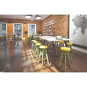 Tract Shades Rectangular High Breakout and Meeting Tables - Meeting Room