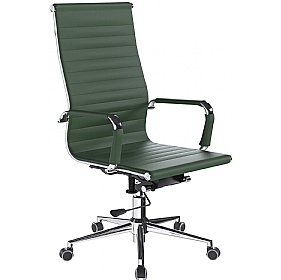 Aura Contemporary High Back Bonded Leather Executi