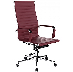 Aura Contemporary High Back Bonded Leather Executi