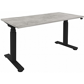 Aviator Electric Height Adjustable Shallow Rectangular Office Desks