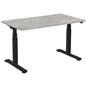 Aviator Electric Height Adjustable Rectangular Office Desks - Office Desks