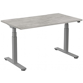 Aviator Electric Height Adjustable Rectangular Office Desks - Office Desks
