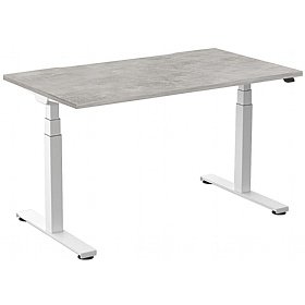 Aviator Electric Height Adjustable Rectangular Office Desks - Office Desks