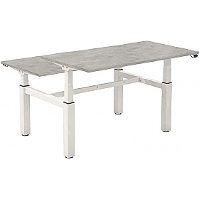 Aviator Electric Height Adjustable 2 Person Rectangular Back to Back Desks