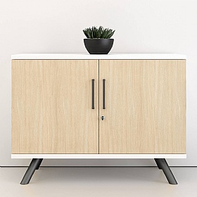 Flare 2 Door Credenza Office Storage Unit