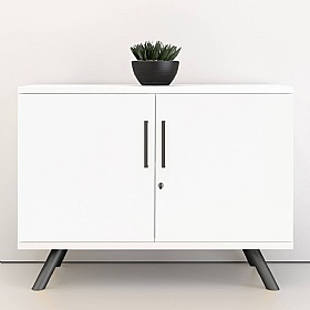 Flare 2 Door Credenza Office Storage Unit - Office Storage