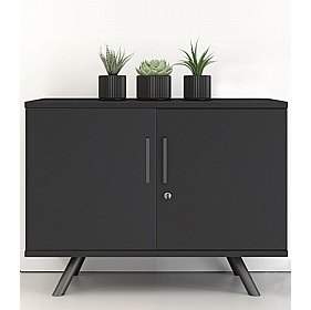 Flare 2 Door Credenza Office Storage Unit - Office Storage