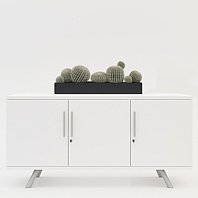 Flare 3 Door Credenza Office Storage Unit - Office Storage