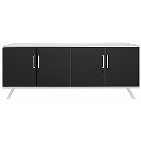 Flare 4 Door Credenza Office Storage Unit - Office Storage