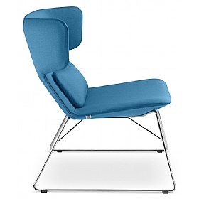 Levato Medium Back Sled Base Lounge and Breakout Chairs