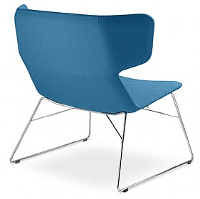 Levato Medium Back Sled Base Lounge and Breakout Chairs