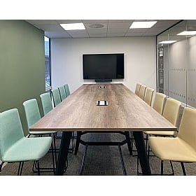 Tract Shades Rectangular High Breakout and Meeting Tables - Meeting Room