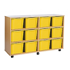 Classic 12 Extra Deep Tray Storage - School Furniture
