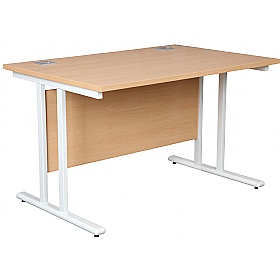 Horizon Deluxe Rectangular Cantilever Office Desks - Office Desks