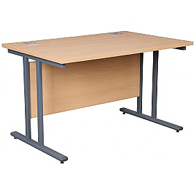 Horizon Deluxe Rectangular Cantilever Office Desks - Office Desks