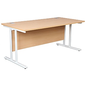 Horizon Deluxe Rectangular Cantilever Office Desks - Office Desks