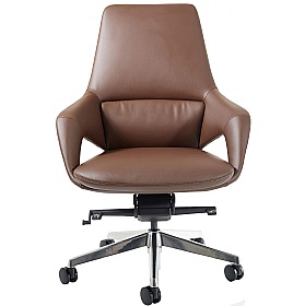Olive Faux Leather Executive Office Chair