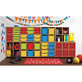 Classic 20 Shallow Tray Storage - School Furniture