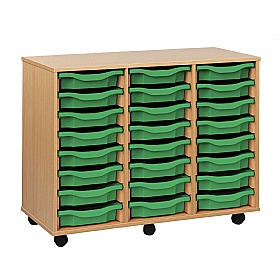 Classic 24 Shallow Tray Storage - School Furniture