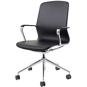 Lucia Faux Leather Executive Office Chair - Office Chairs