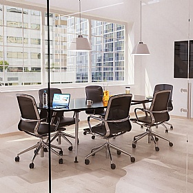 Lucia Faux Leather Executive Office Chair - Office Chairs