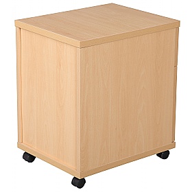 Horizon Under Desk Mobile Office Drawer Pedestals Beech