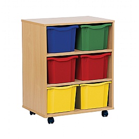 Classic 6 Extra Deep Tray Storage - School Furniture
