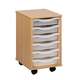 Classic 6 Tray Shallow Storage - School Furniture