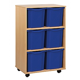 Classic Vertical 6 Jumbo Tray Storage