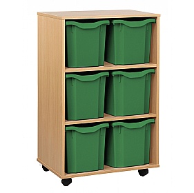 Classic Vertical 6 Jumbo Tray Storage