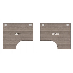 Cogent Ergonomic Radial Office Desks - Office Desks