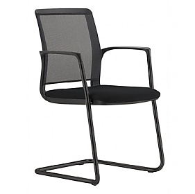 Madrid Cantilever Mesh Back Meeting Chair