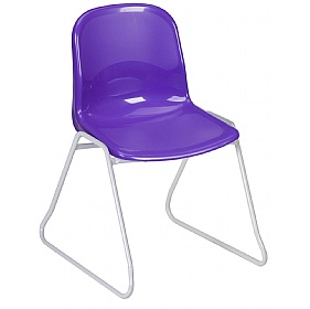 Harmony Poly Skid Base Stacking School Chairs