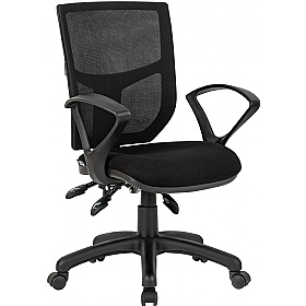 Ergo 3-Lever Mesh Back Operator Chairs - Office Chairs