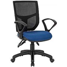 Ergo 3-Lever Mesh Back Operator Chairs - Office Chairs