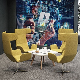 Levato High Back Swivel Lounge and Breakout Chairs