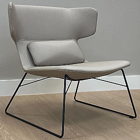 Levato Medium Back Sled Base Lounge and Breakout Chairs